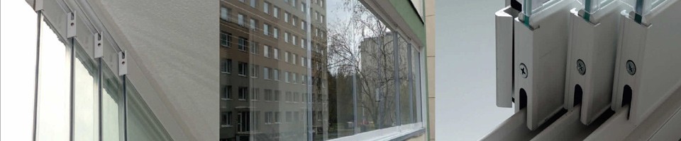 Lodžie SLIDE – bezrámová lodžie posuvná